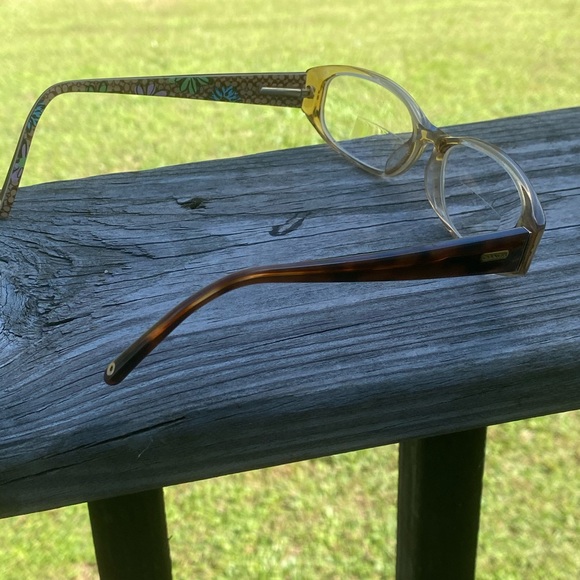 Coach Monica Sand Glasses frames floral tan 51[]15 135 - Picture 7 of 10